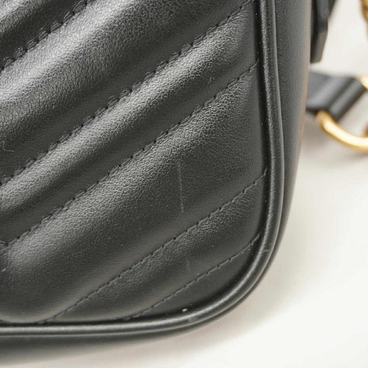 GG Marmont Shoulder Bag Matelasse Leather Small