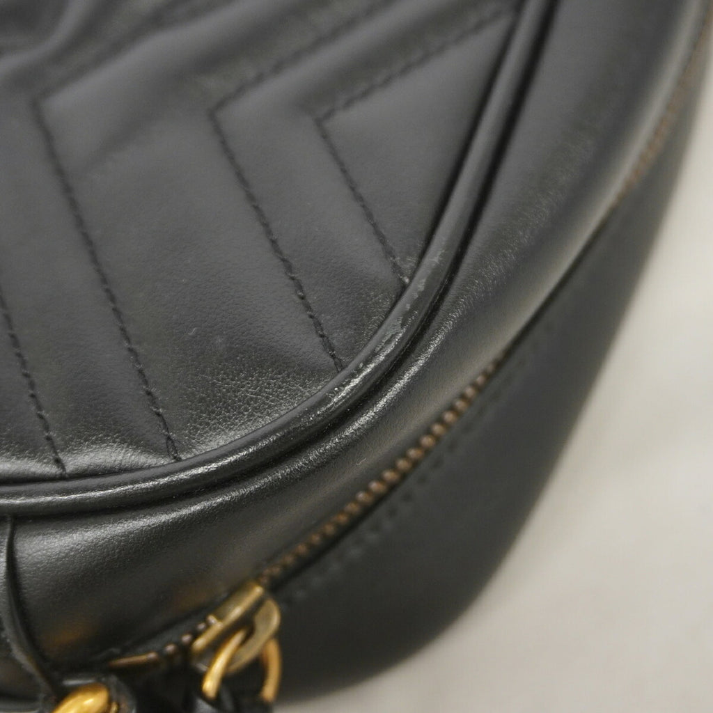 GG Marmont Shoulder Bag Matelasse Leather Small