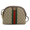 Ophidia Dome Shoulder Bag GG Coated Canvas Small