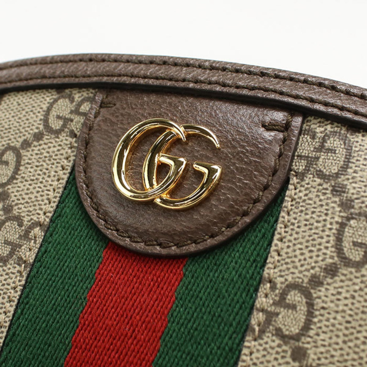 Ophidia Dome Shoulder Bag GG Coated Canvas Small