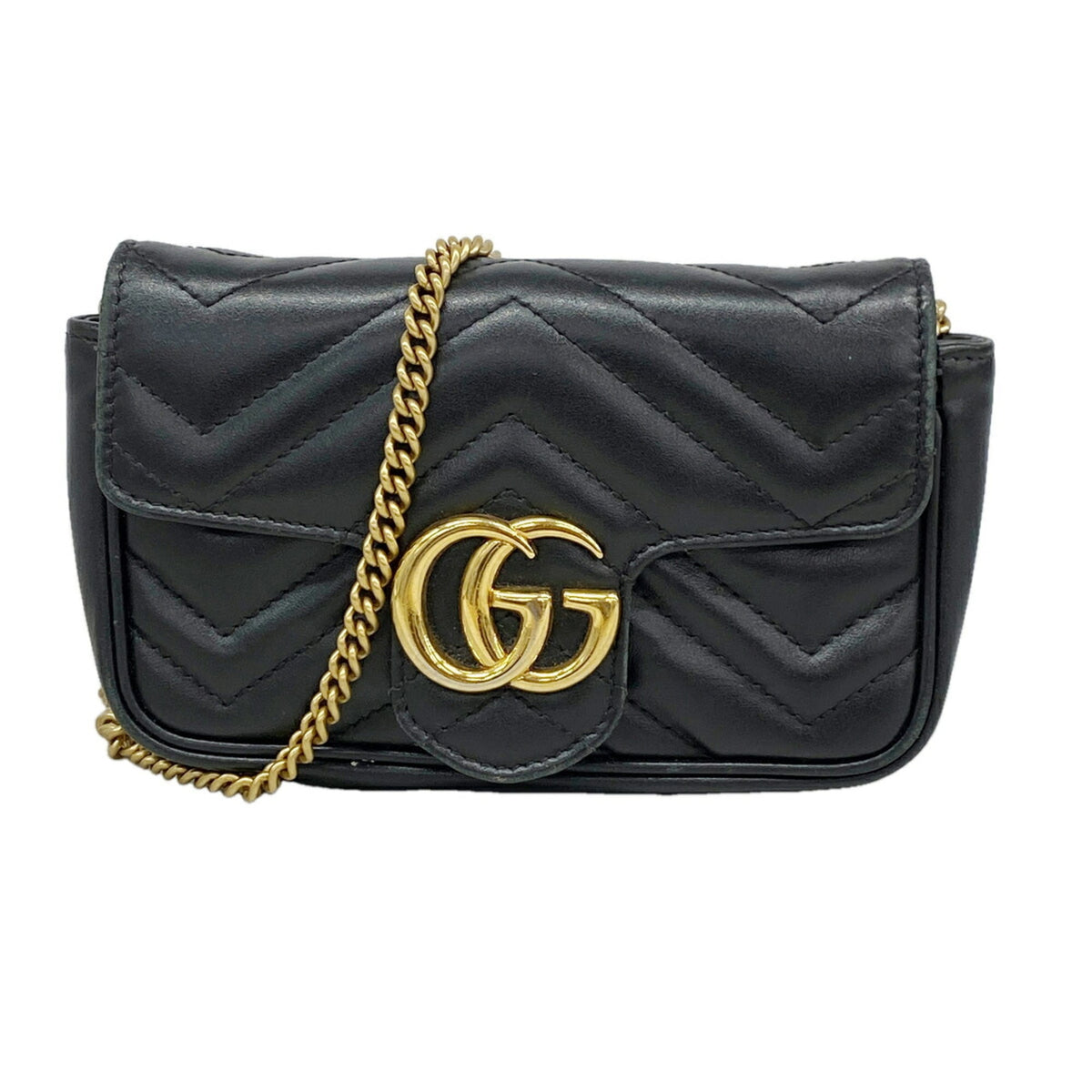 GG Marmont Flap Bag Matelasse Leather Super Mini
