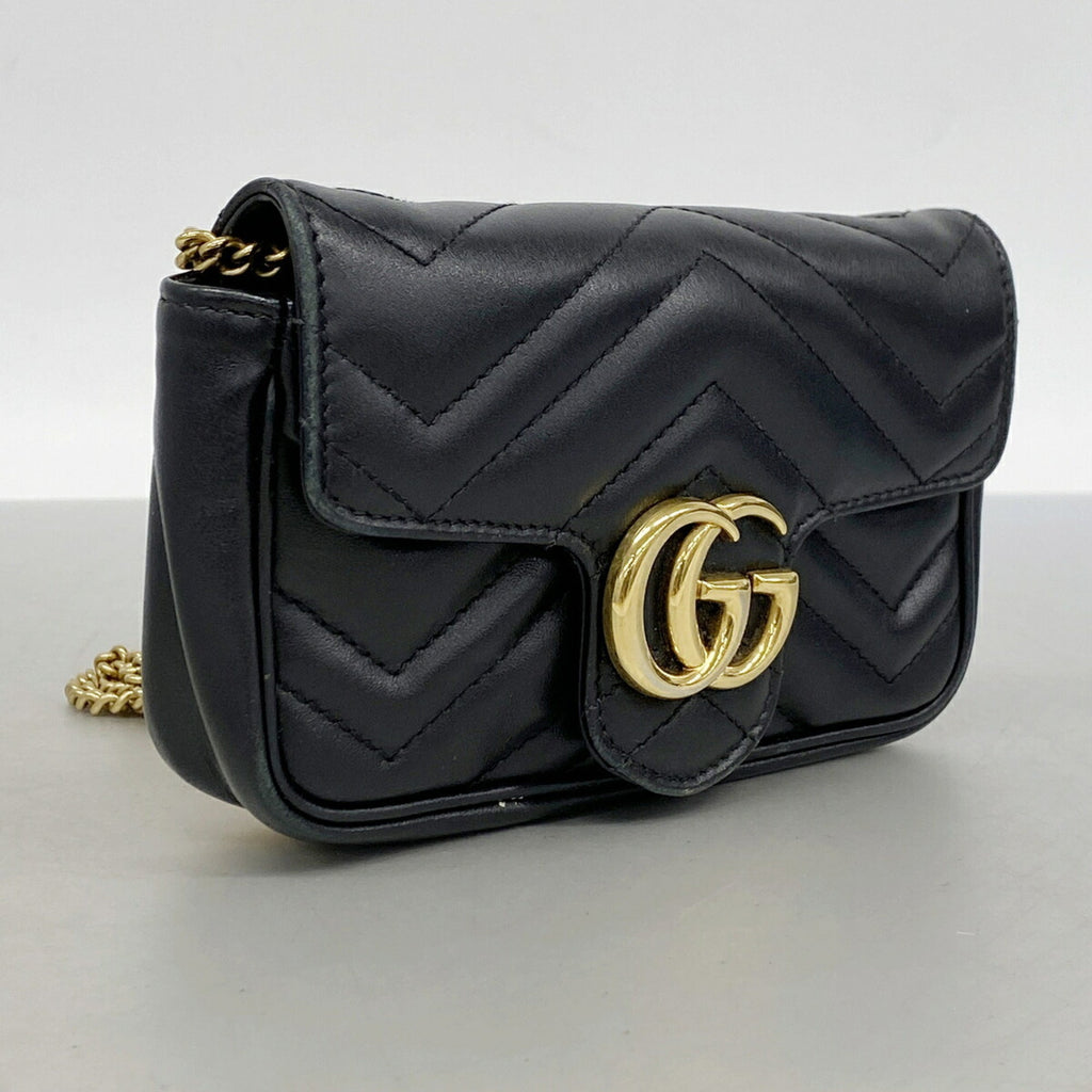 GG Marmont Flap Bag Matelasse Leather Super Mini