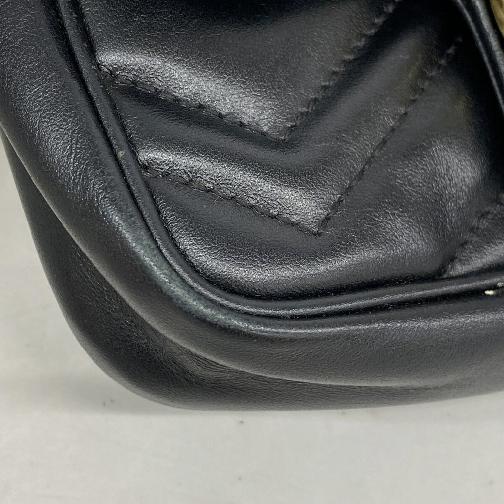 GG Marmont Flap Bag Matelasse Leather Super Mini