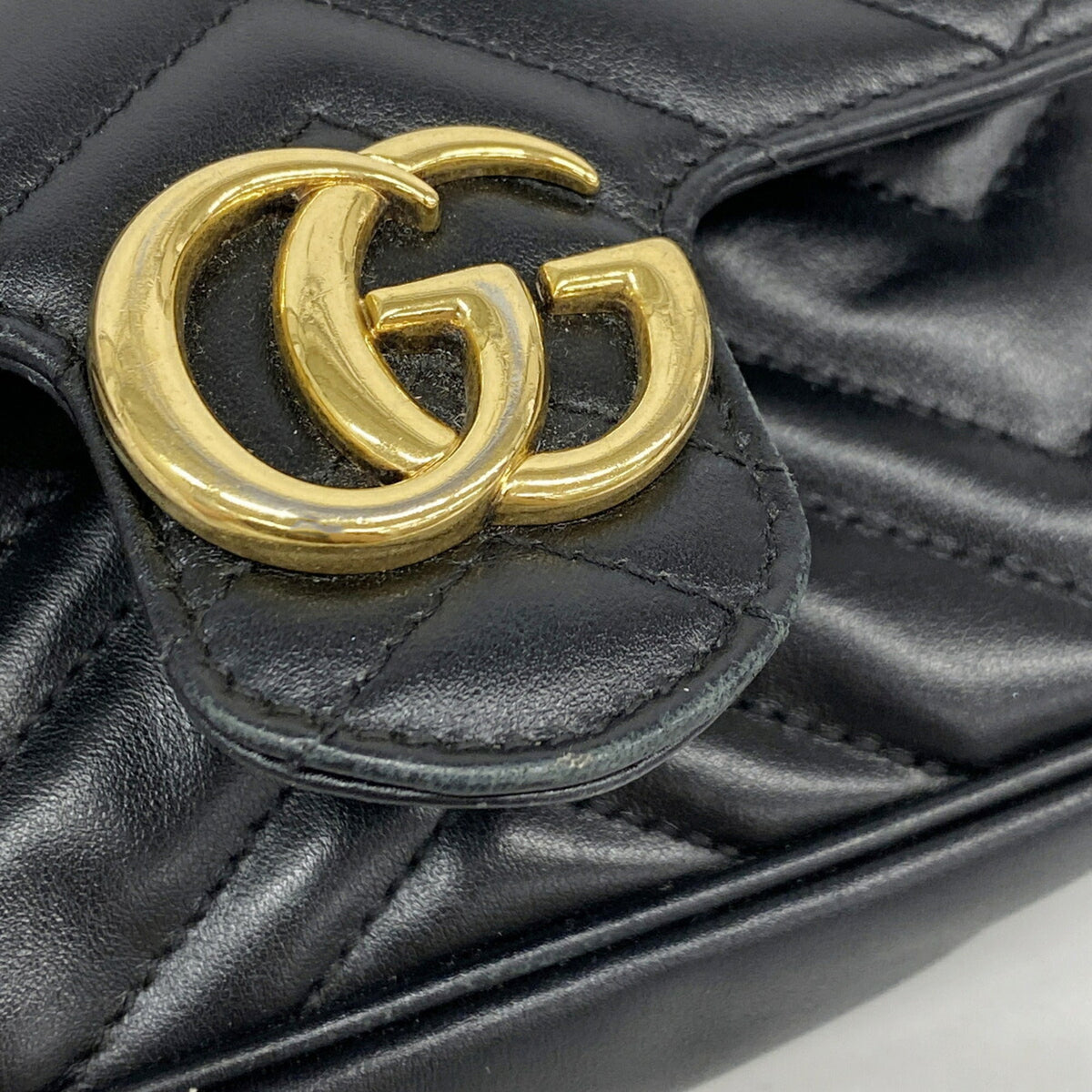 GG Marmont Flap Bag Matelasse Leather Super Mini