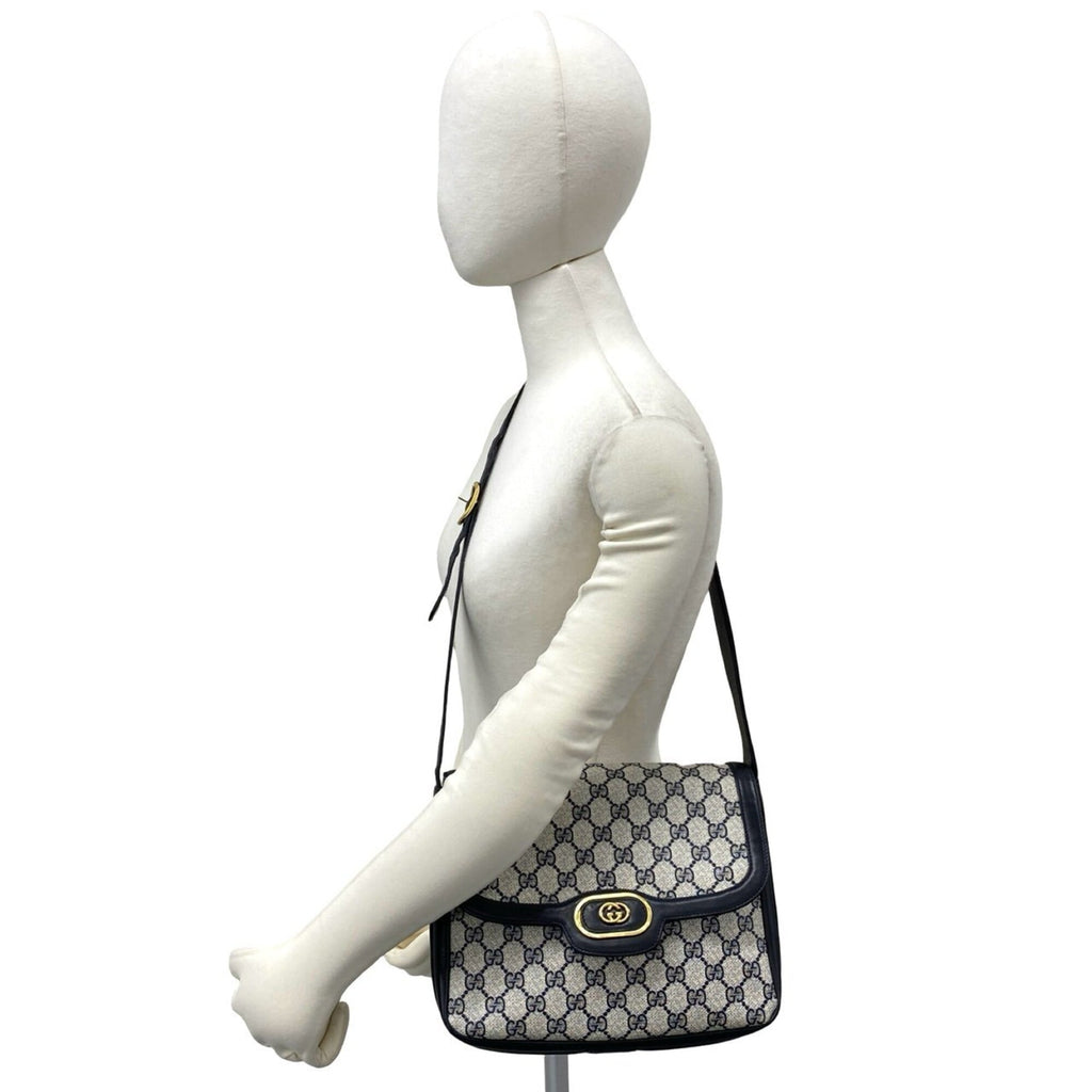 Ophidia Flap Shoulder Bag GG Coated Canvas Small