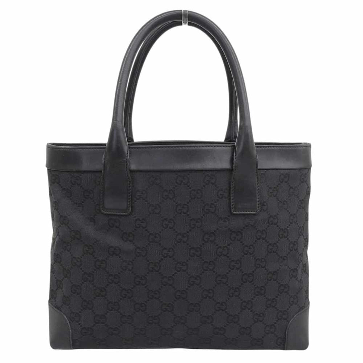 Vintage Zip Tote GG Canvas with Leather Medium
