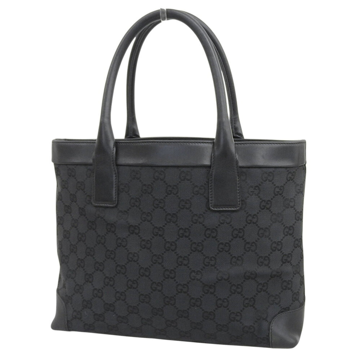 Vintage Zip Tote GG Canvas with Leather Medium