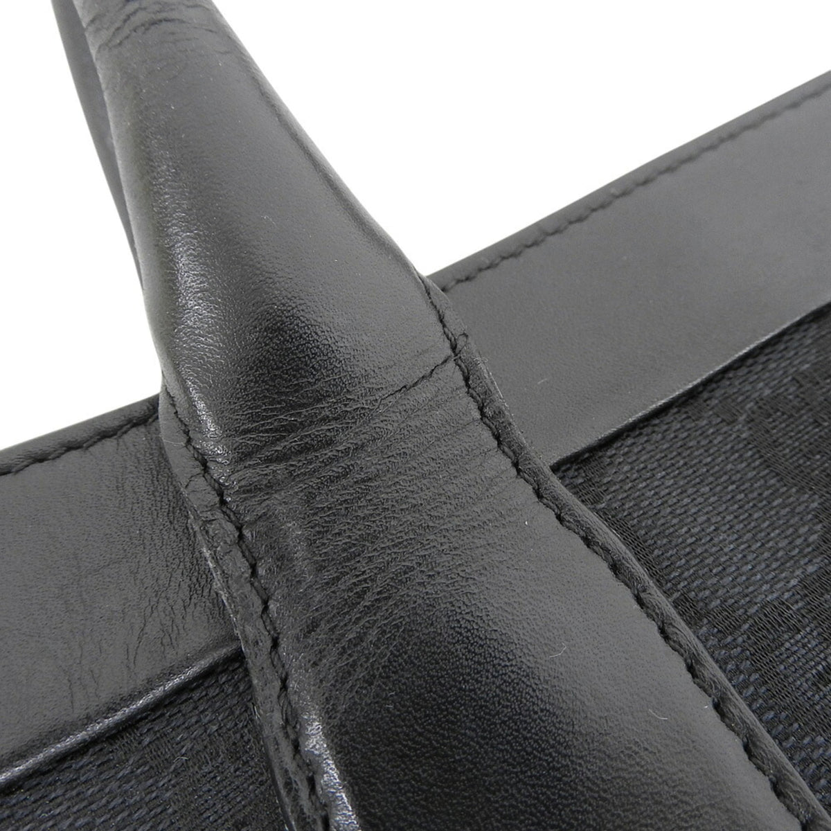 Vintage Zip Tote GG Canvas with Leather Medium