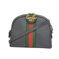 Ophidia Dome Shoulder Bag Leather Small