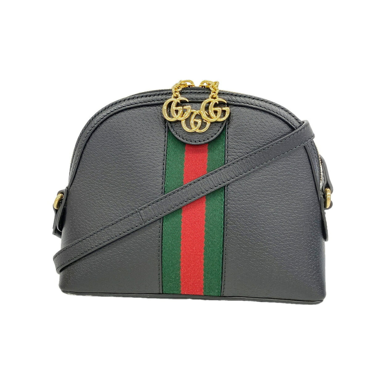 Ophidia Dome Shoulder Bag Leather Small
