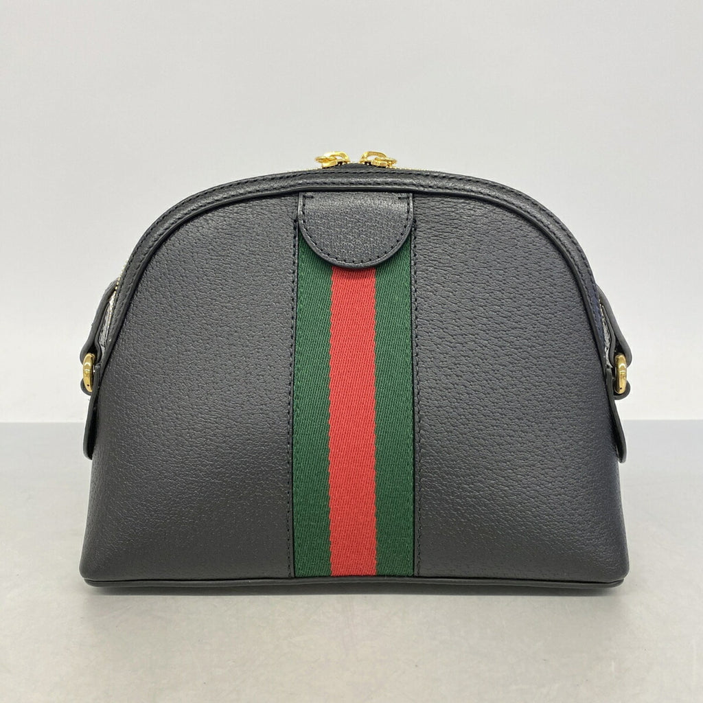 Ophidia Dome Shoulder Bag Leather Small
