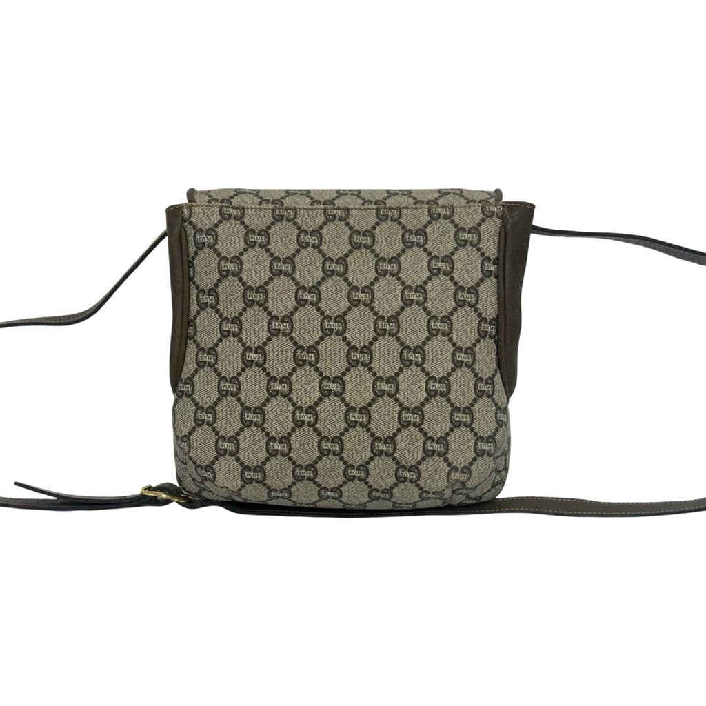 Ophidia Flap Shoulder Bag GG Coated Canvas Small