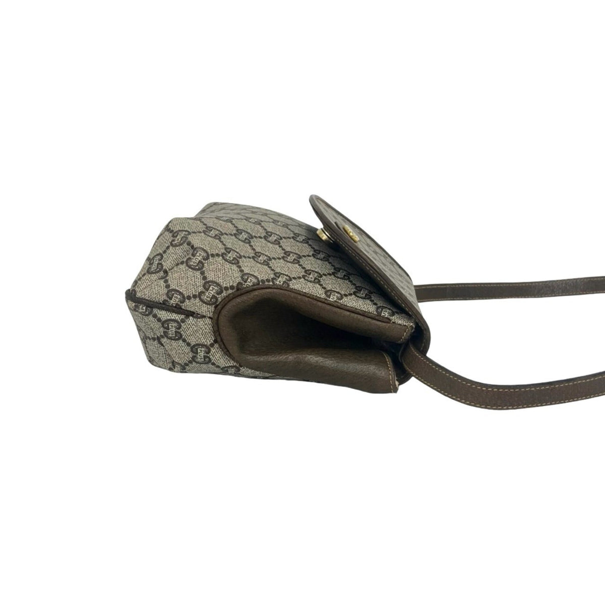 Ophidia Flap Shoulder Bag GG Coated Canvas Small