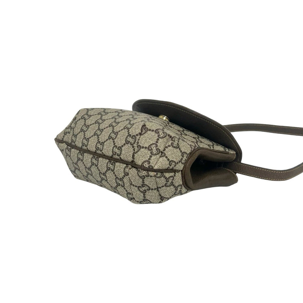 Ophidia Flap Shoulder Bag GG Coated Canvas Small
