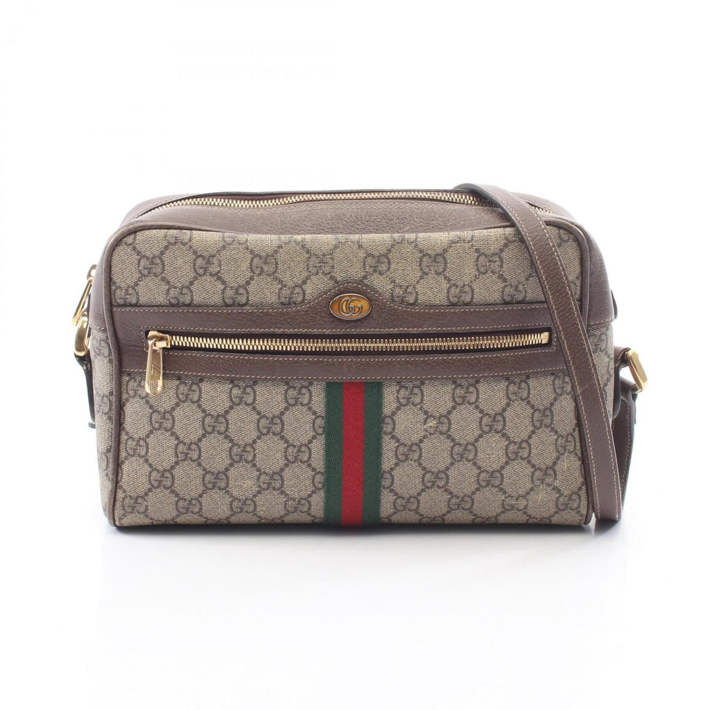 Ophidia Shoulder Bag GG Coated Canvas Small