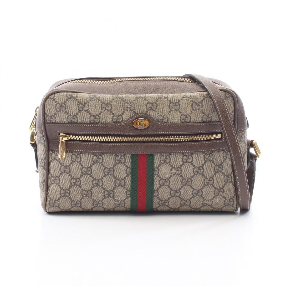 Ophidia Shoulder Bag GG Coated Canvas Small