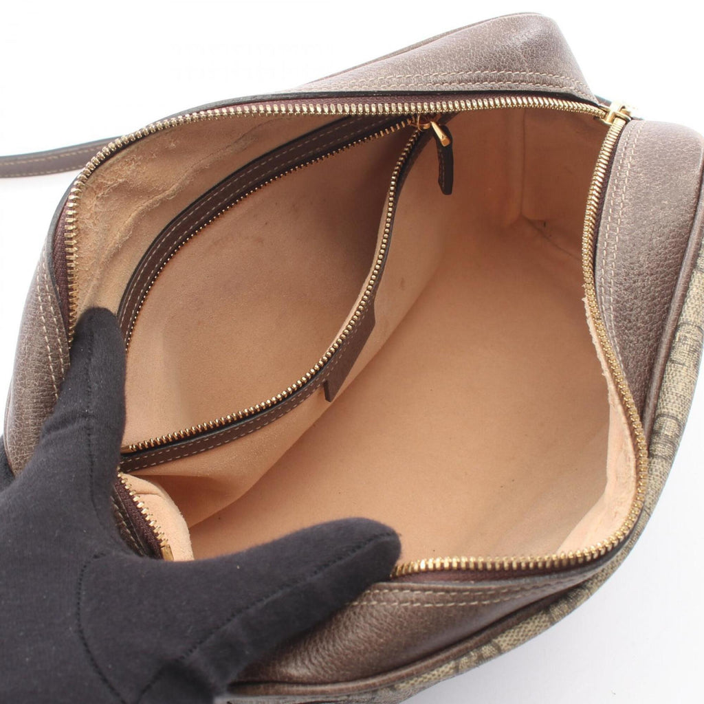 Ophidia Shoulder Bag GG Coated Canvas Small