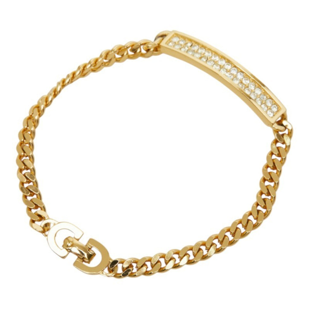 Bracelet Rhinestone and Gold Plated