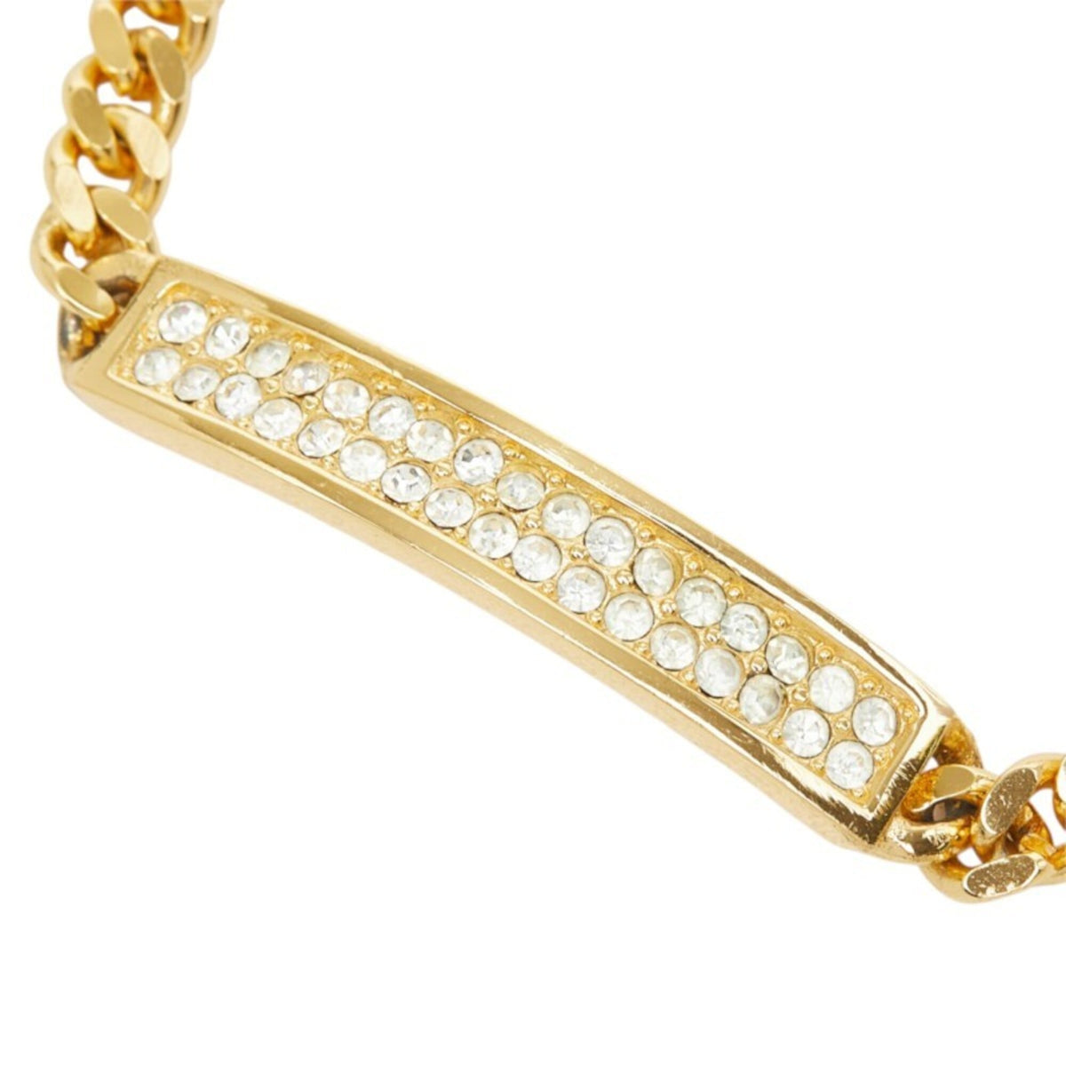 Bracelet Rhinestone and Gold Plated