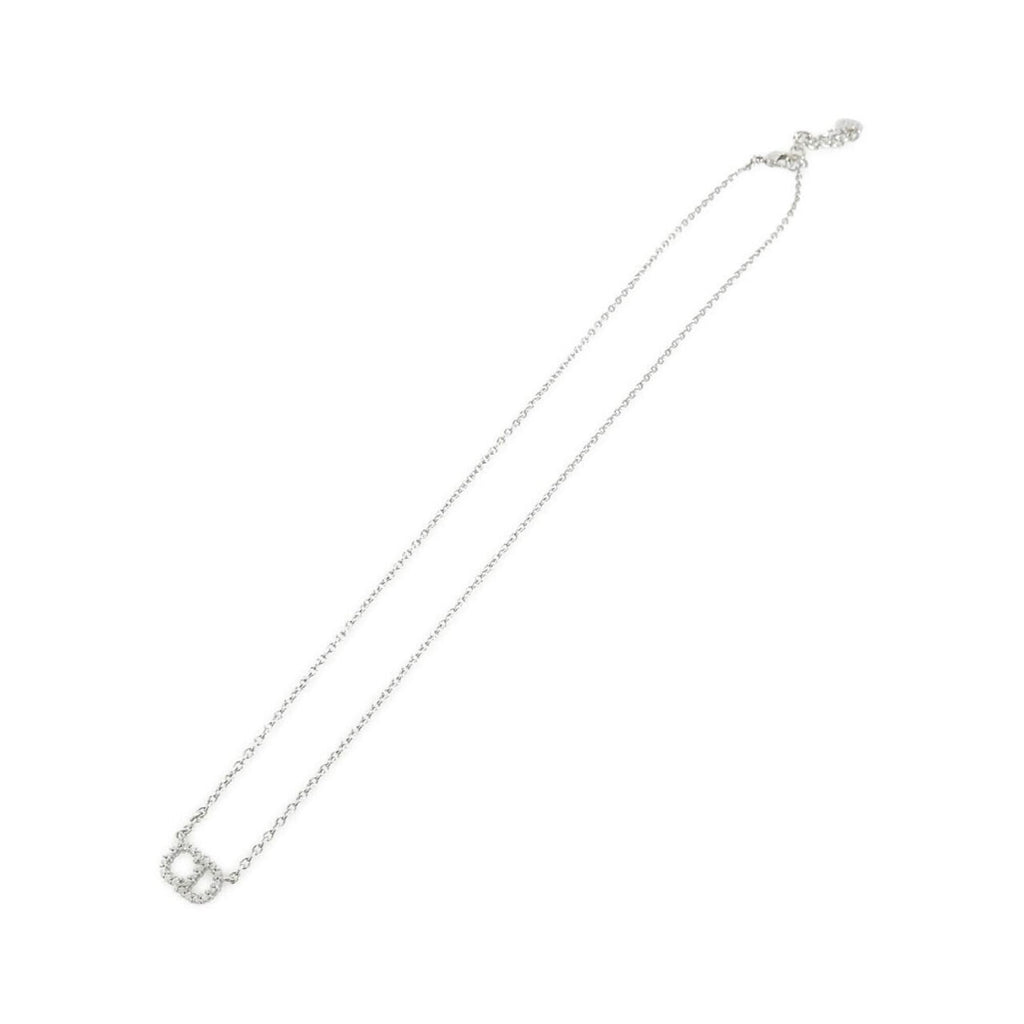 Claire Di Lune Pendant Necklace Silver Clear