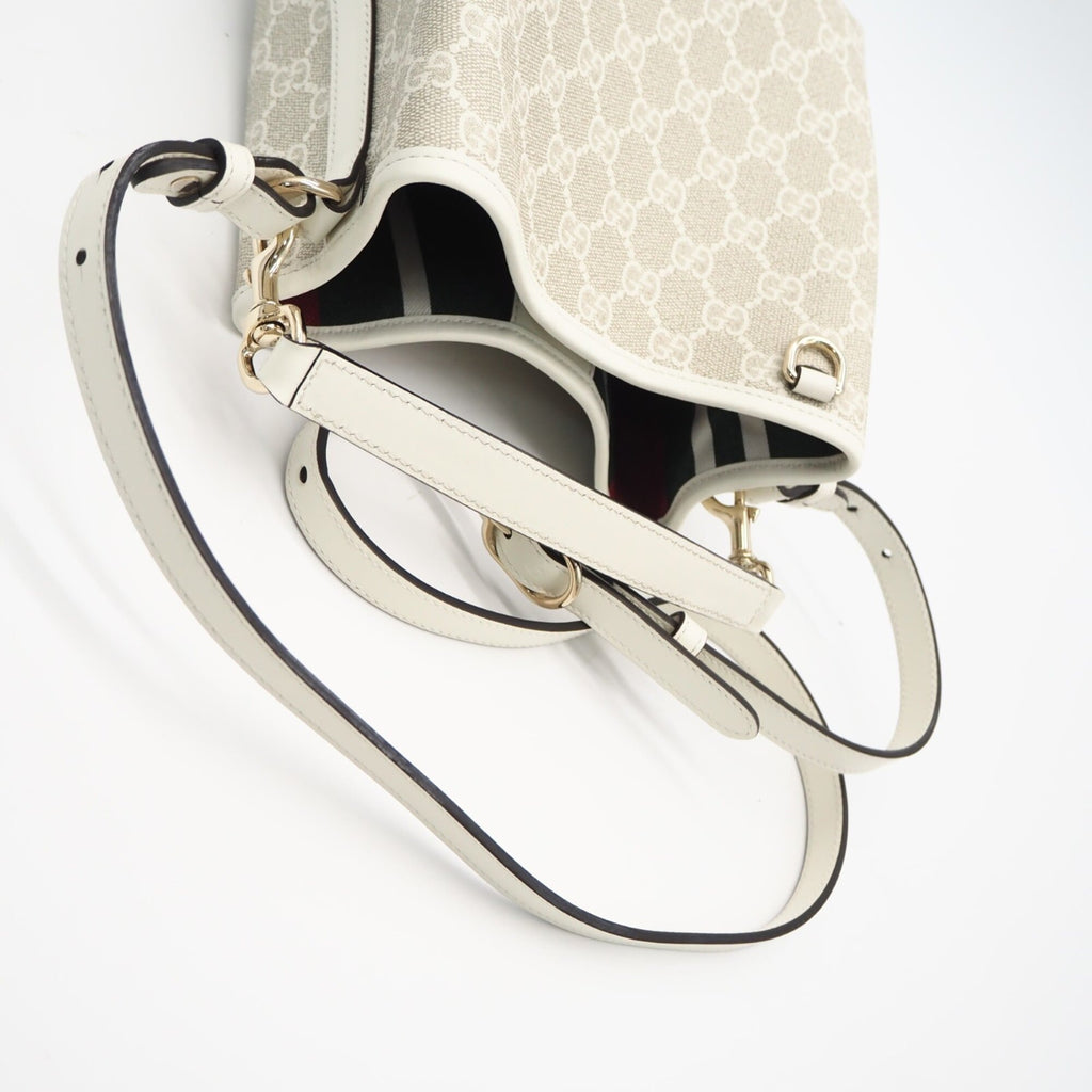 GG Emblem Bucket Bag GG Coated Canvas Small