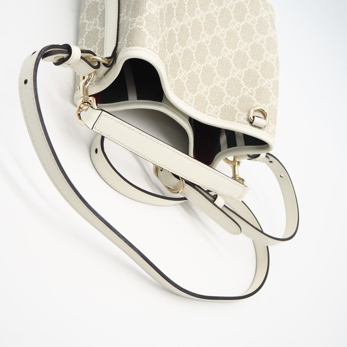 GG Emblem Bucket Bag GG Coated Canvas Small