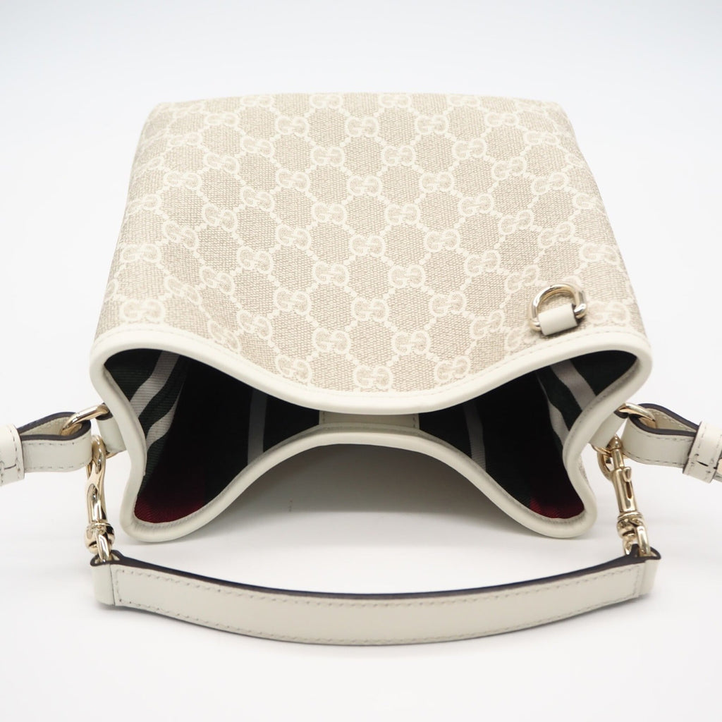 GG Emblem Bucket Bag GG Coated Canvas Small