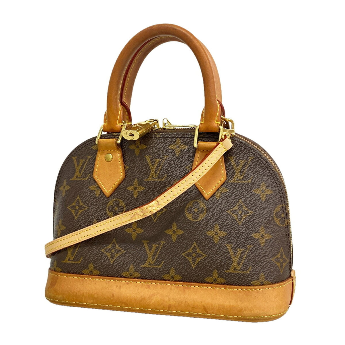 Alma Handbag Monogram Canvas BB