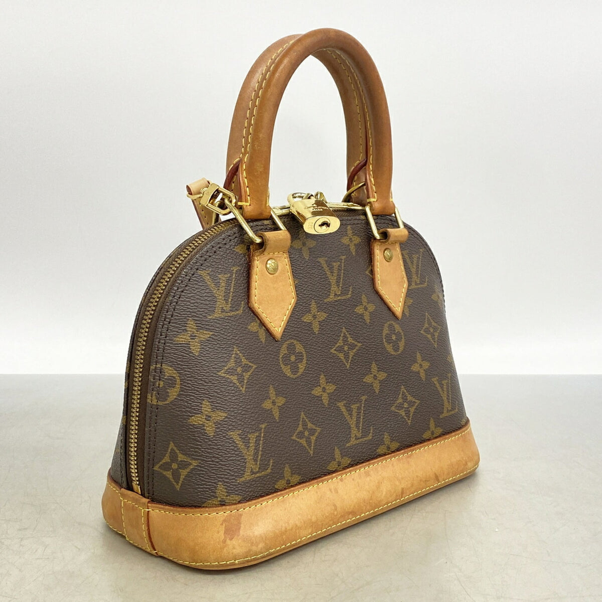 Alma Handbag Monogram Canvas BB