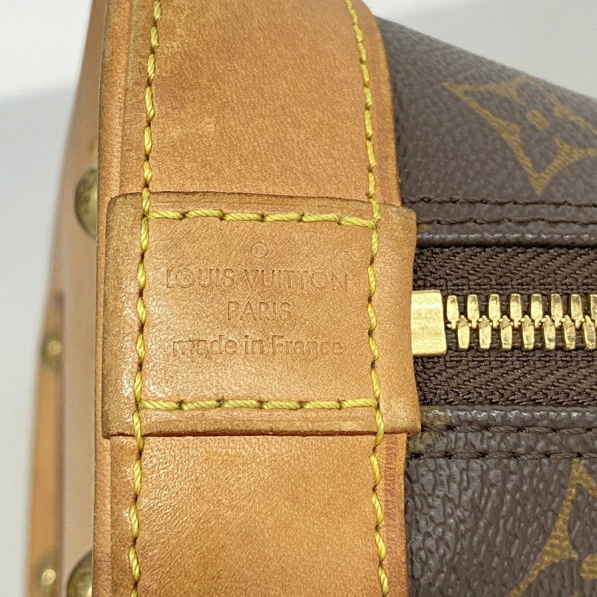 Alma Handbag Monogram Canvas BB