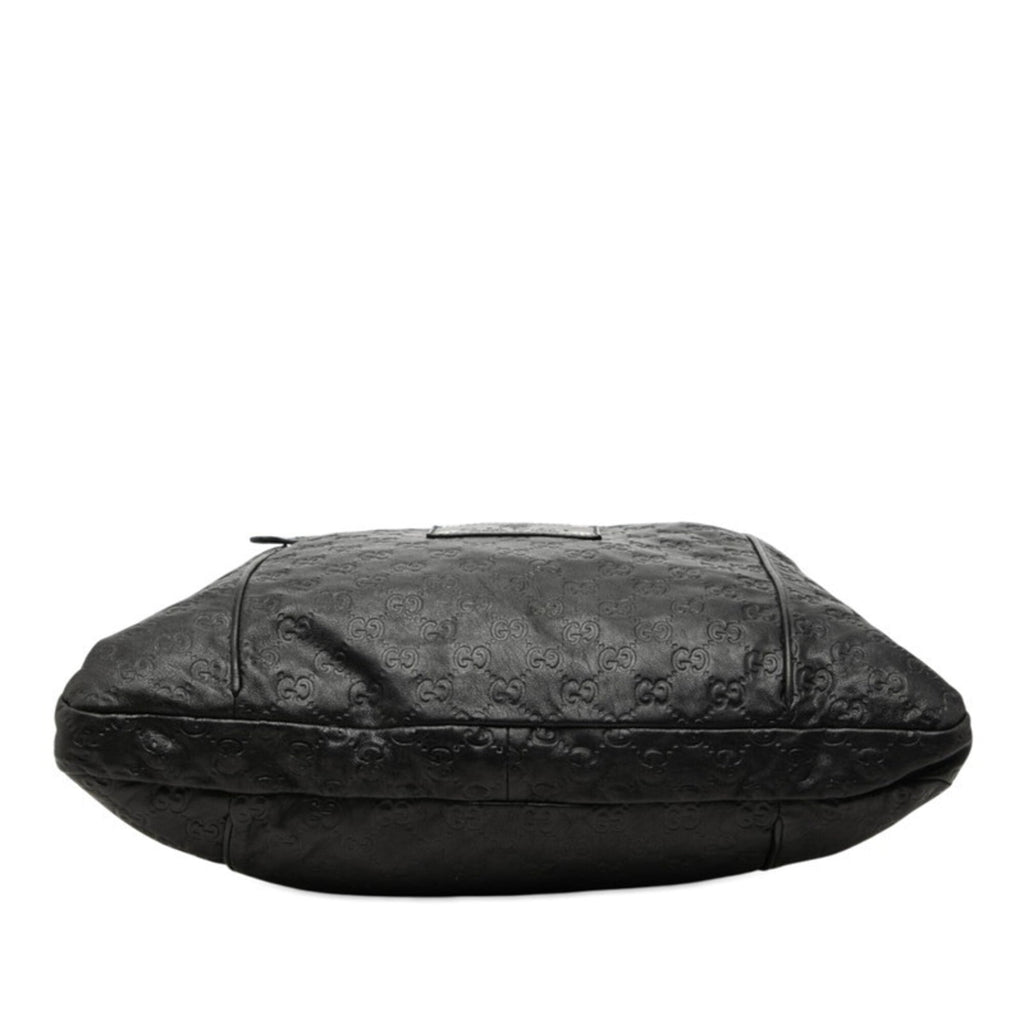 Zip Messenger Bag Guccissima Leather Large