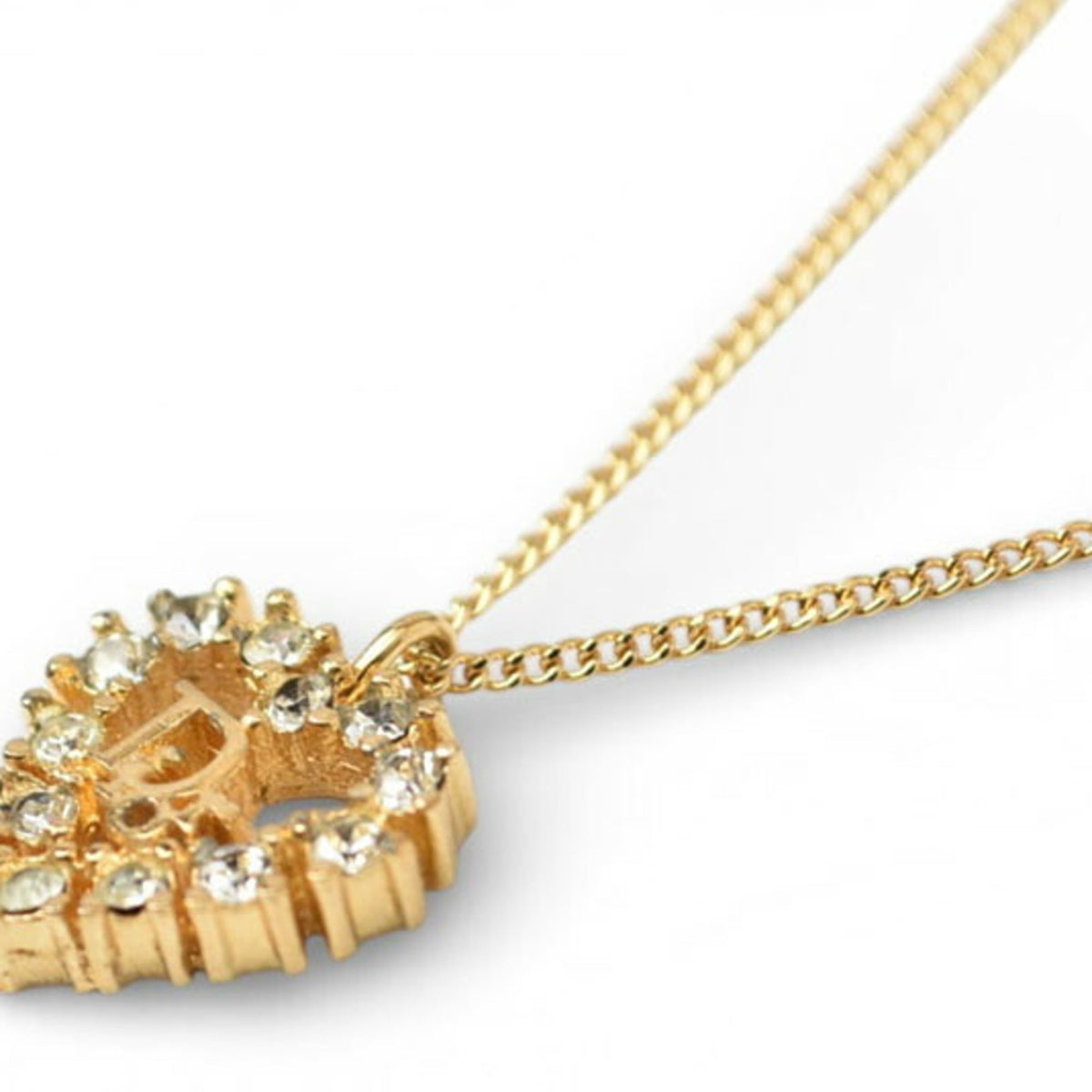 Heart Pendant Necklace Gold