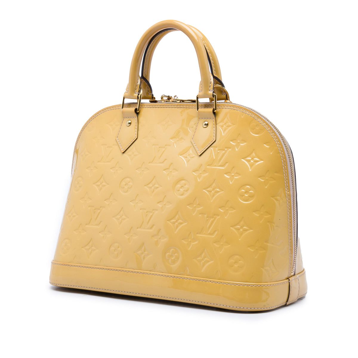 Alma Handbag Monogram Vernis PM
