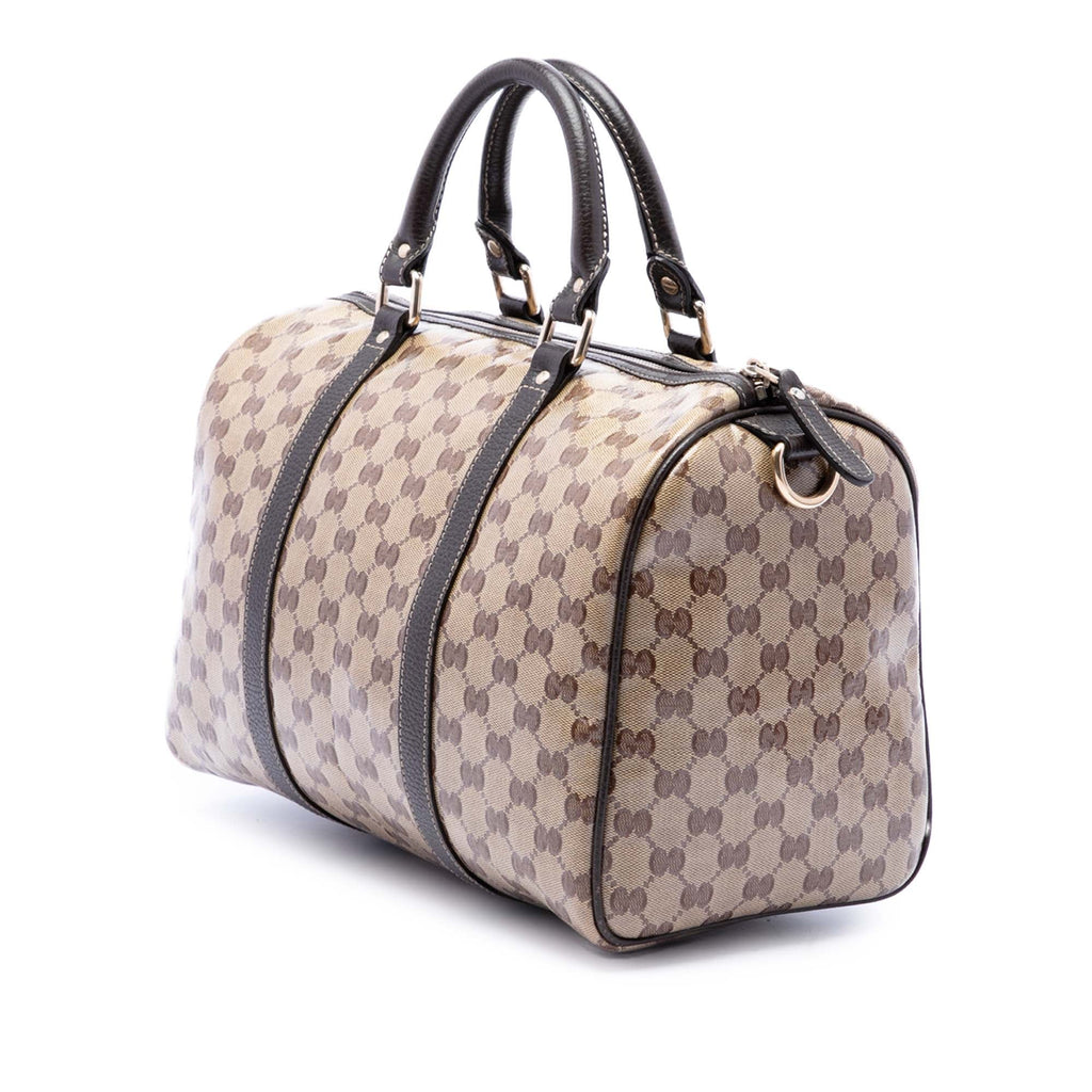 Joy Boston Bag GG Coated Canvas Medium