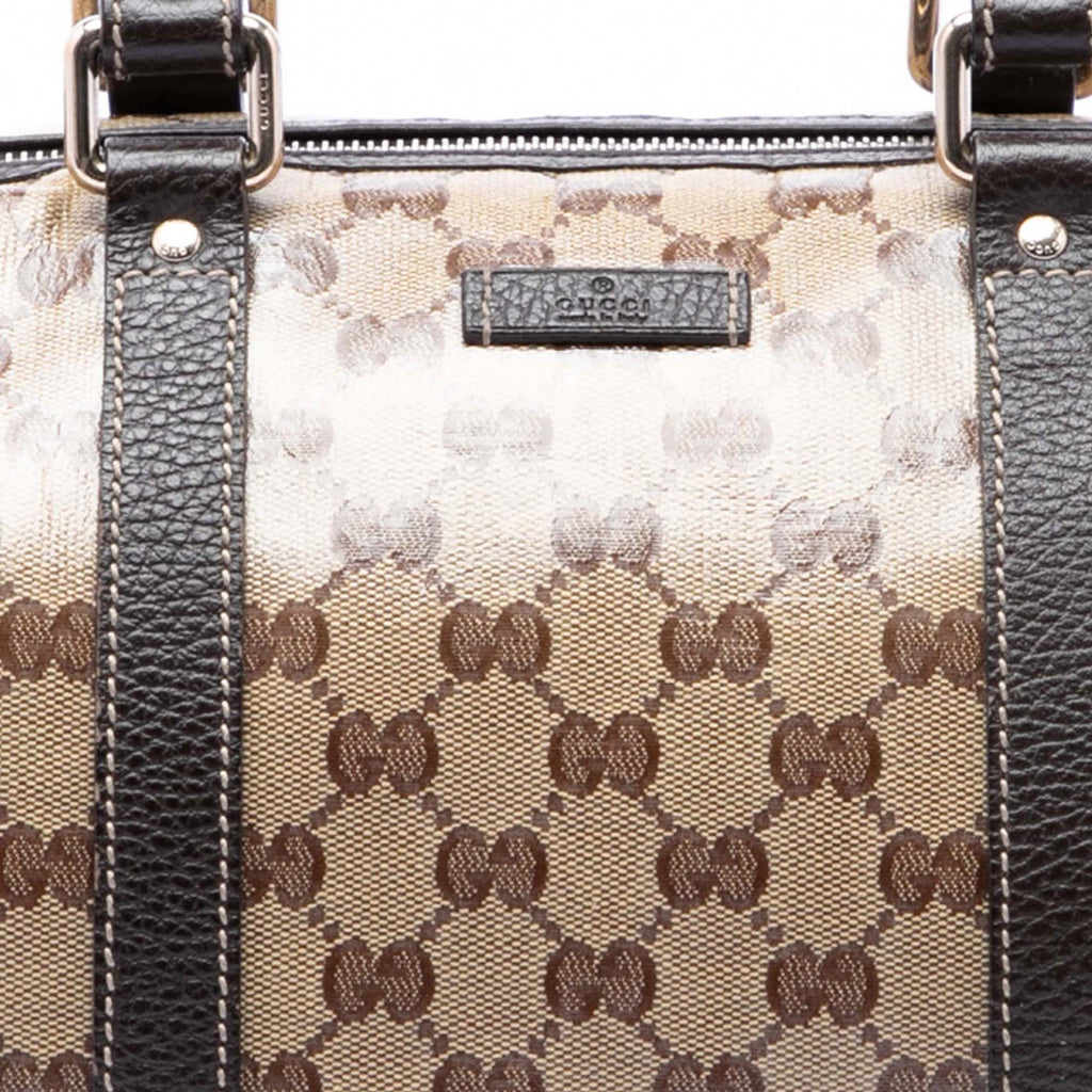 Joy Boston Bag GG Coated Canvas Medium