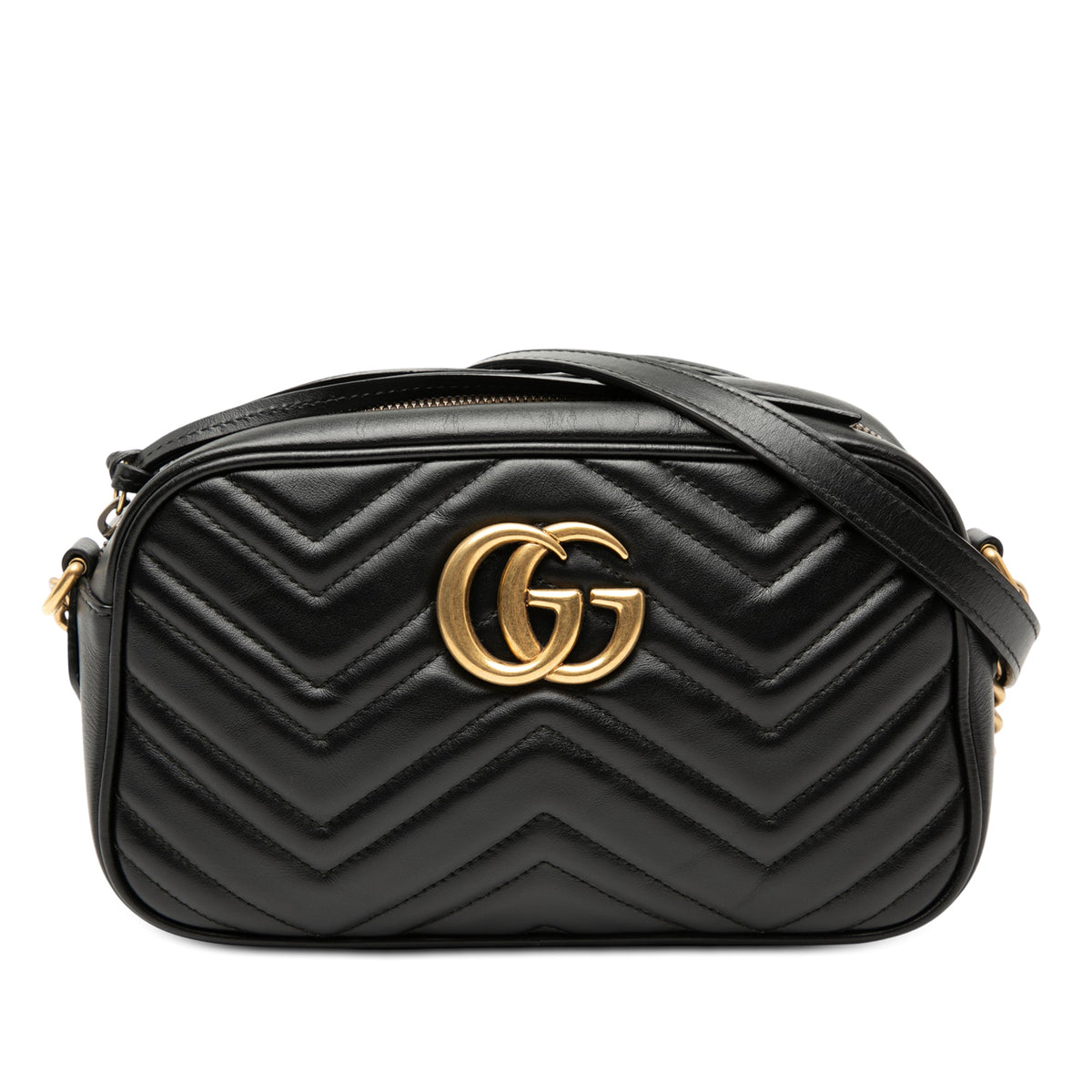 GG Marmont Shoulder Bag Matelasse Leather Small