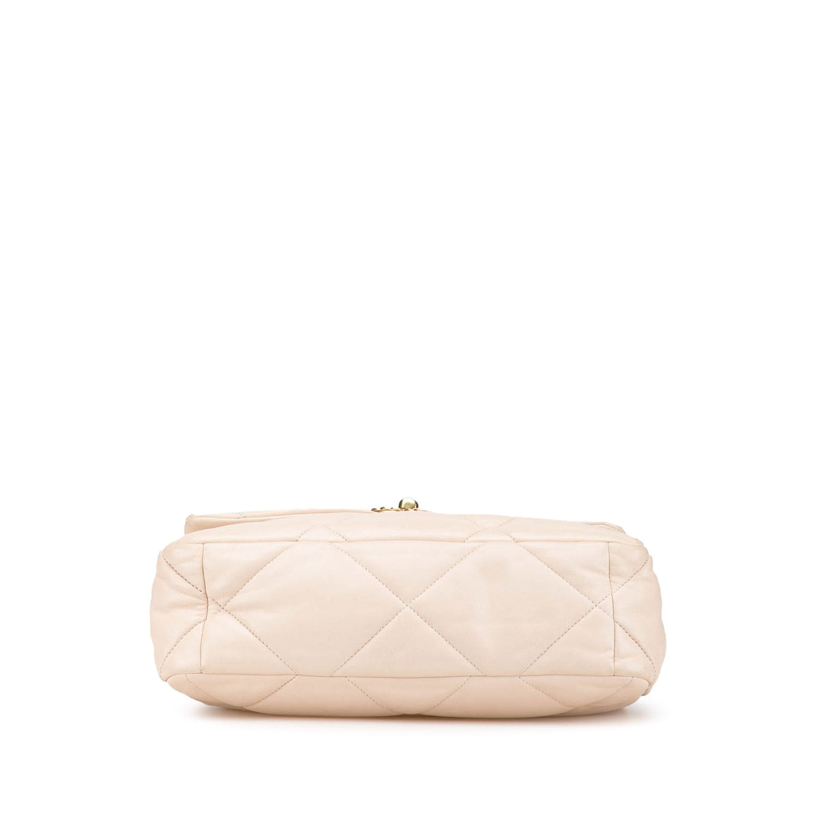 19 Flap Bag Quilted Leather Large
