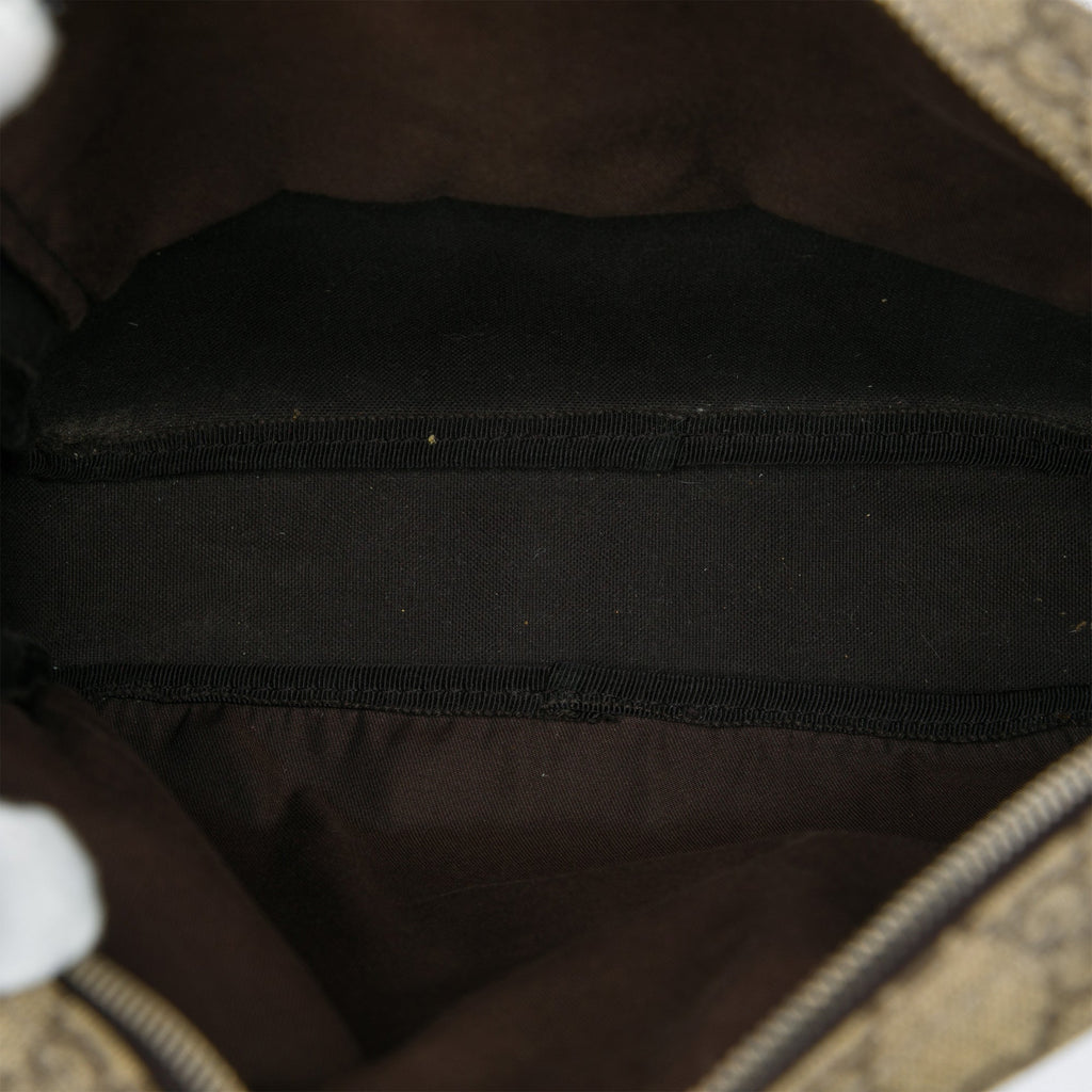 Front Zip Messenger GG Coated Canvas Medium