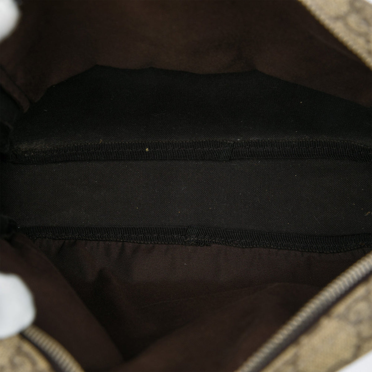 Front Zip Messenger GG Coated Canvas Medium