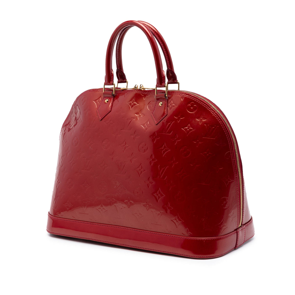 Alma Handbag Monogram Vernis GM