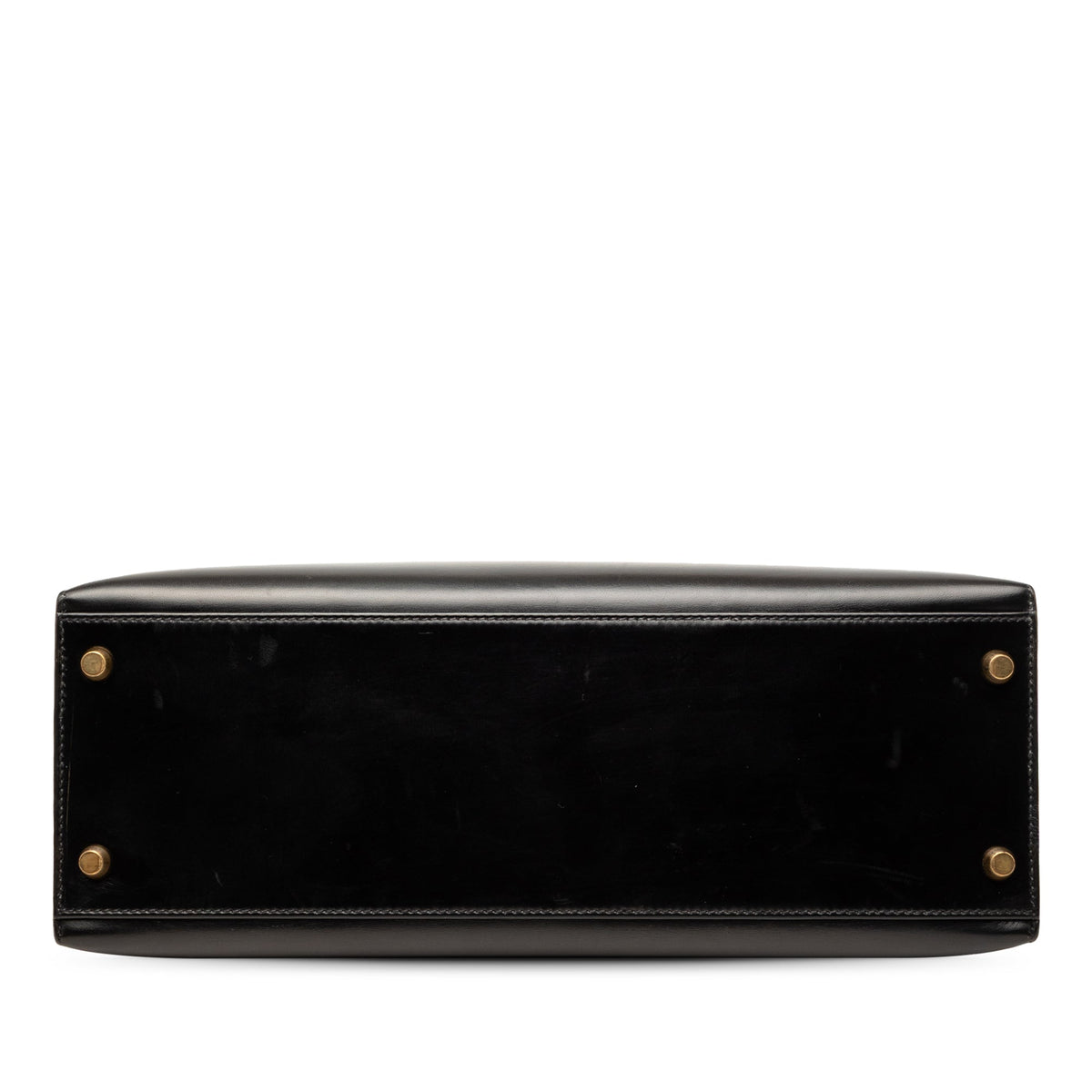 Kelly Handbag Black Box Calf with Gold Hardware 32