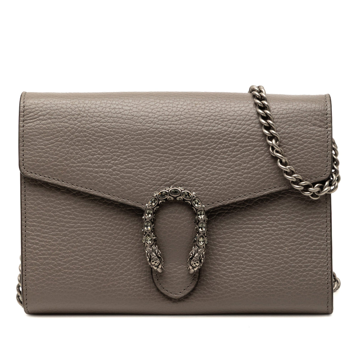 Dionysus Chain Wallet Leather with Embellished Detail Small
