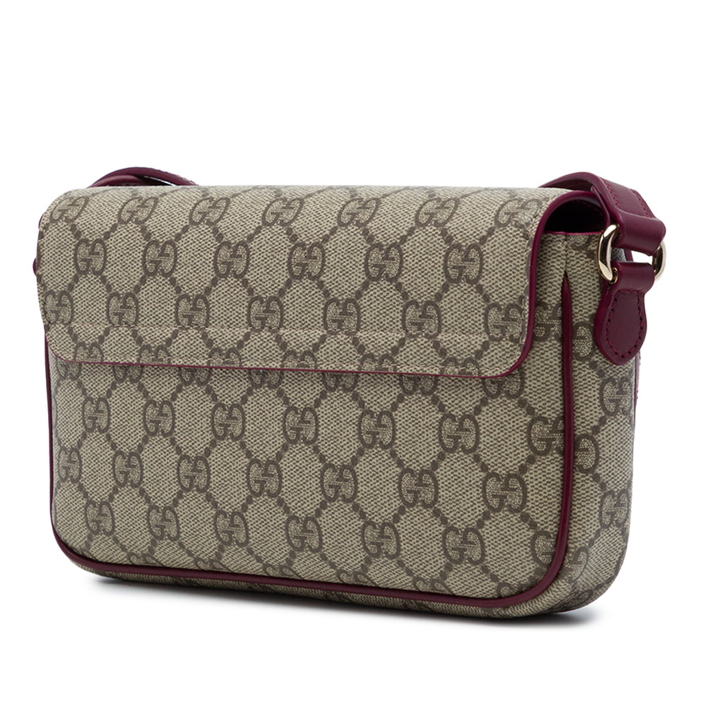 Ophidia Envelope Flap Shoulder Bag GG Coated Canvas Mini