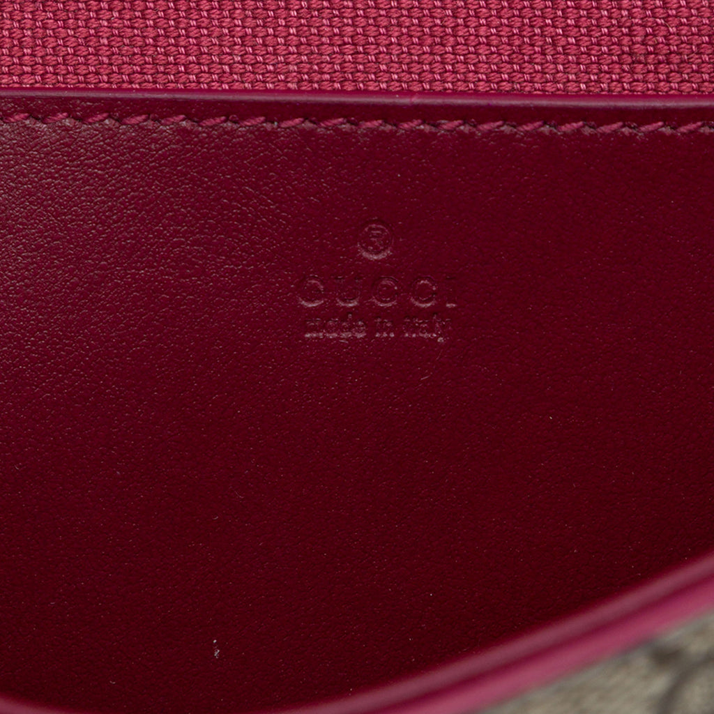 Ophidia Envelope Flap Shoulder Bag GG Coated Canvas Mini