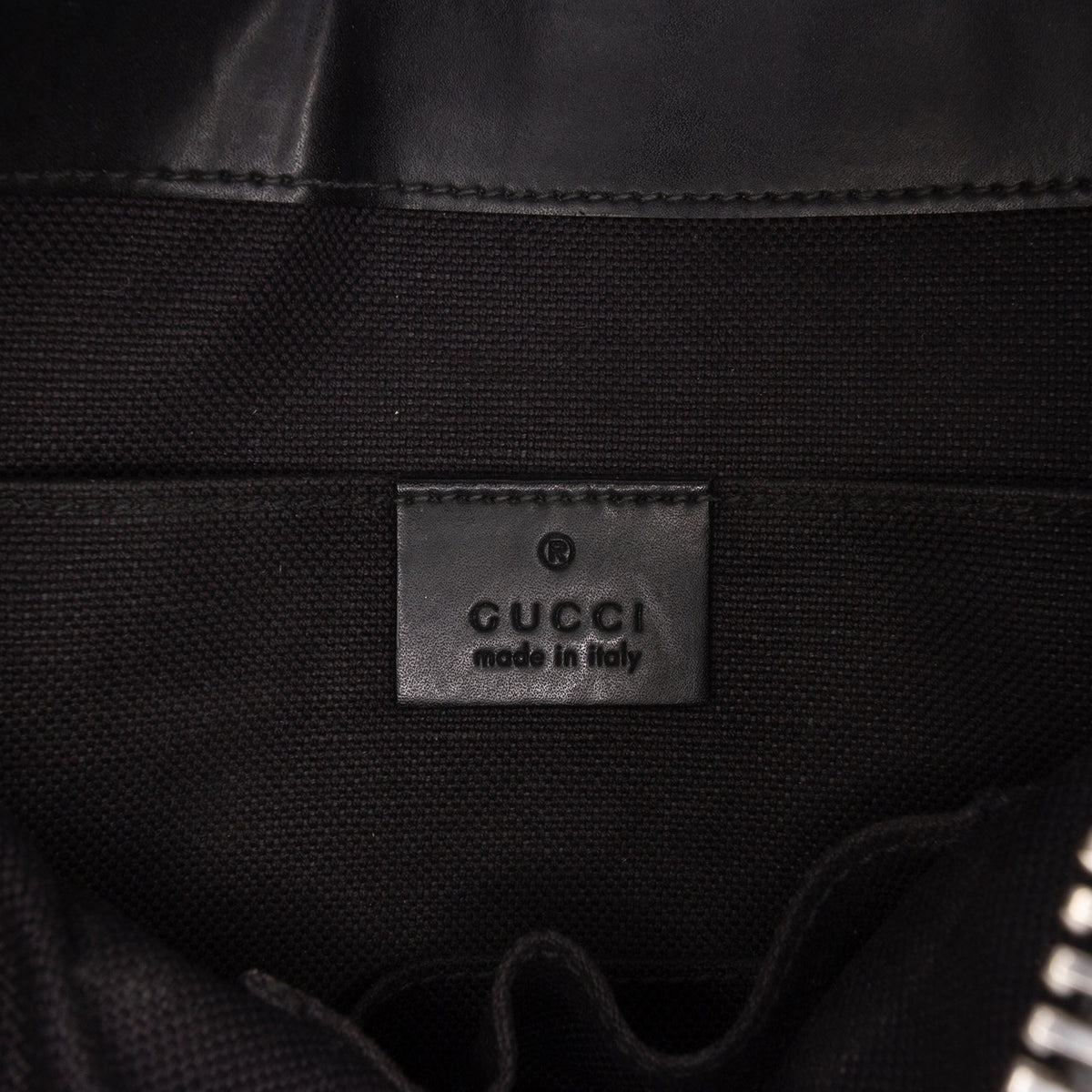 Web Strap Front Zip Messenger Bag GG Coated Canvas Small