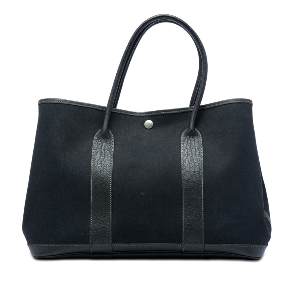 Garden Party Tote Toile and Leather 36