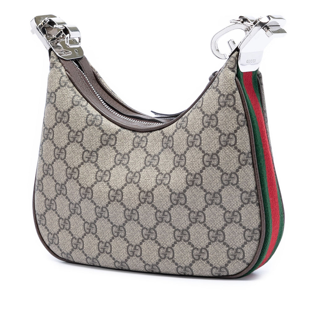Attache Shoulder Bag GG Coated Canvas Small