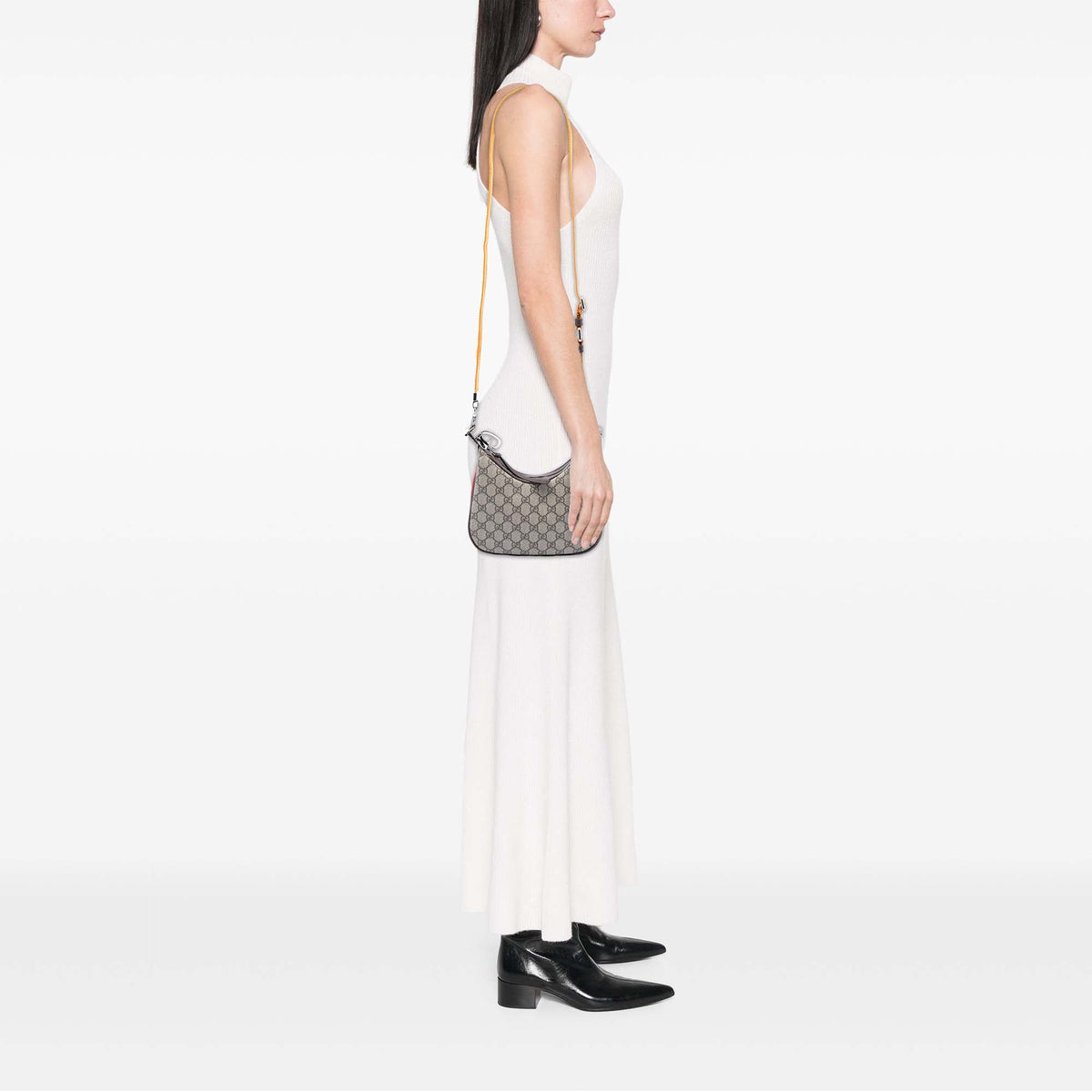 Attache Shoulder Bag GG Coated Canvas Small