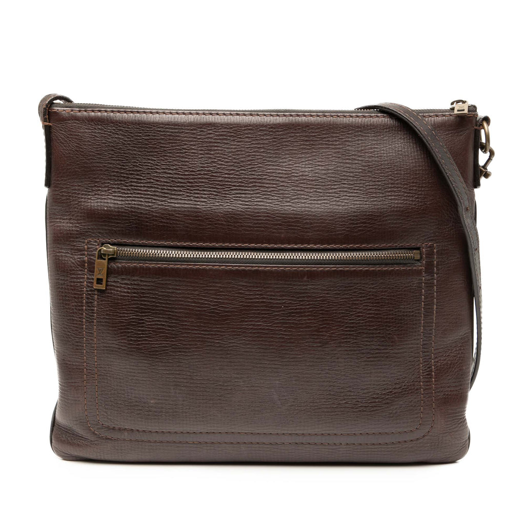 Sac Plat Crossbody Bag Utah Leather