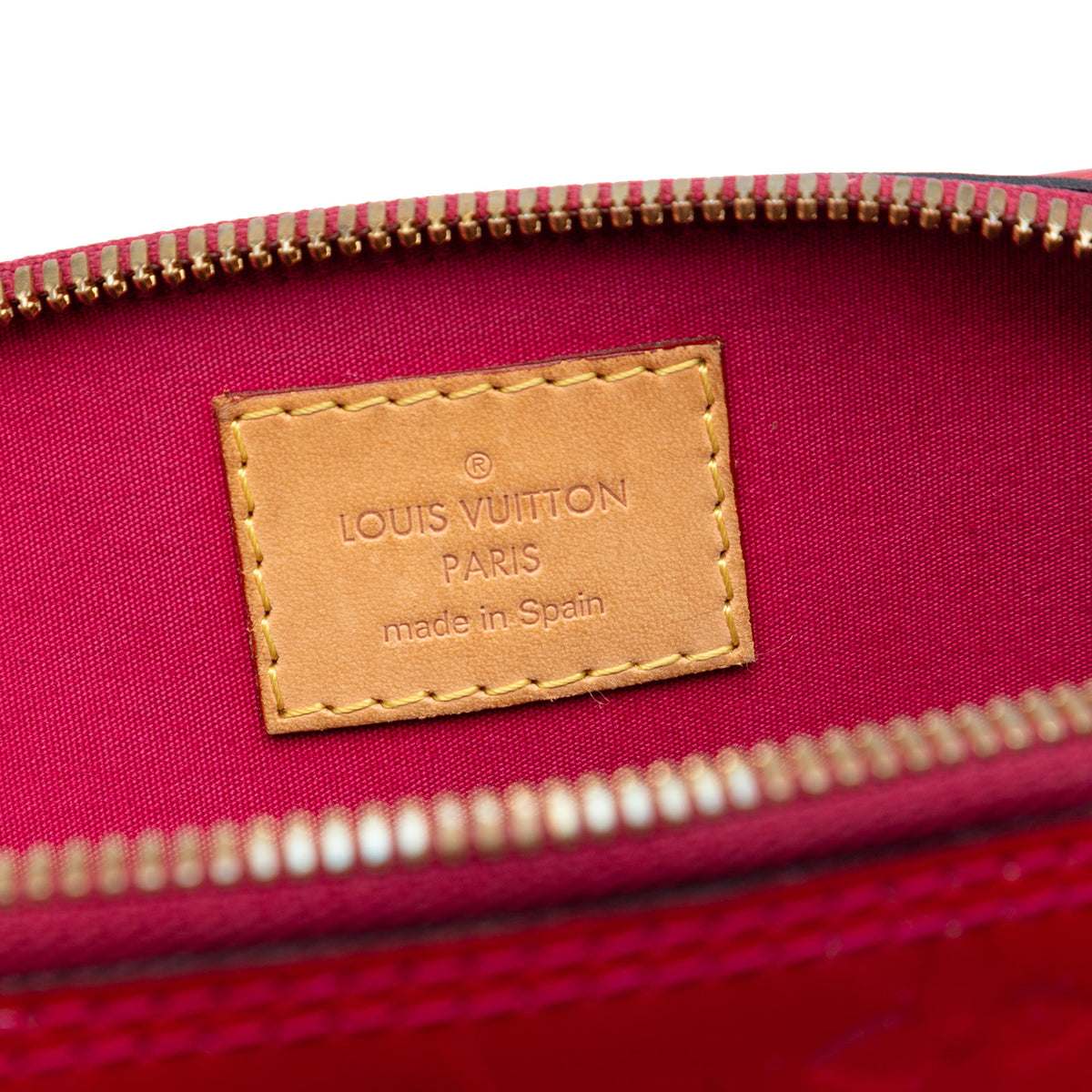 Alma Handbag Monogram Vernis BB